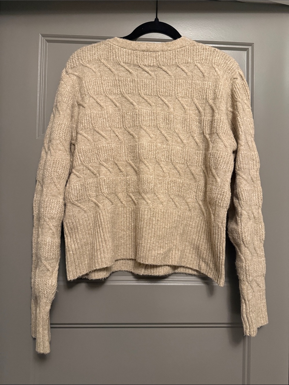 Gilli Tan Button-Front V-Neck Cardigan - Picture 4 of 4